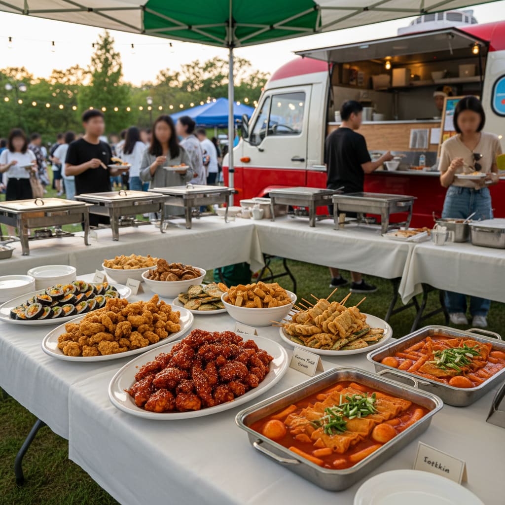 Catering de comida callejera coreana